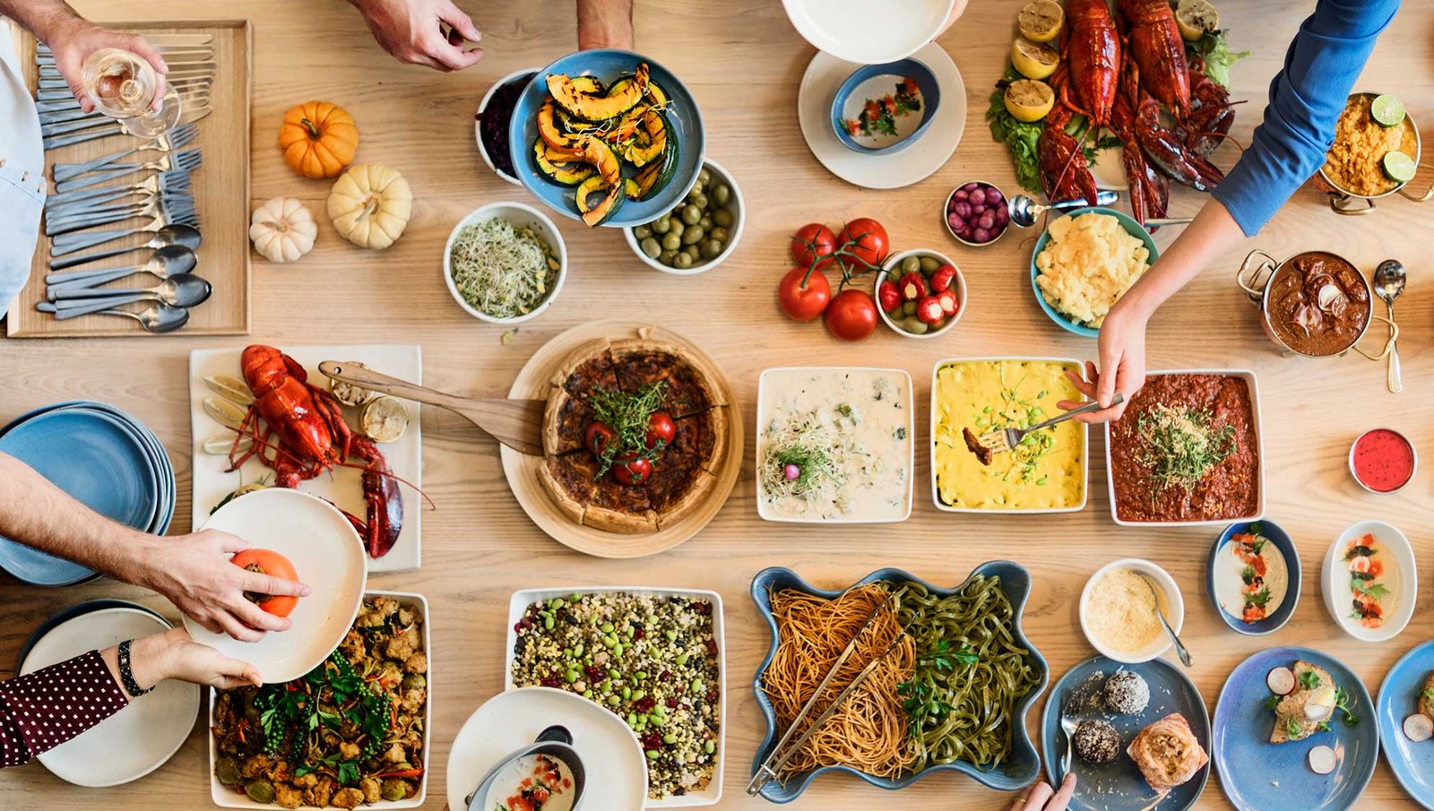 some tasty dishes are decorated on a table for a party