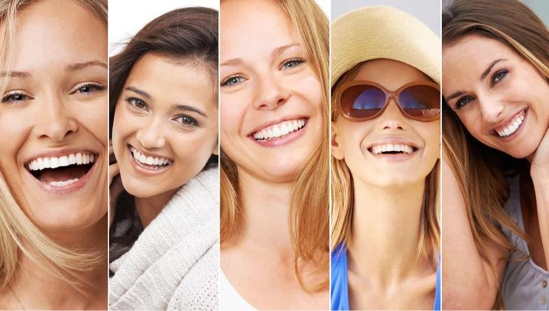 Illustration of a smiling person with brain and heart icons, highlighting the psychological effects of smiling on self-confidence in Georgia.