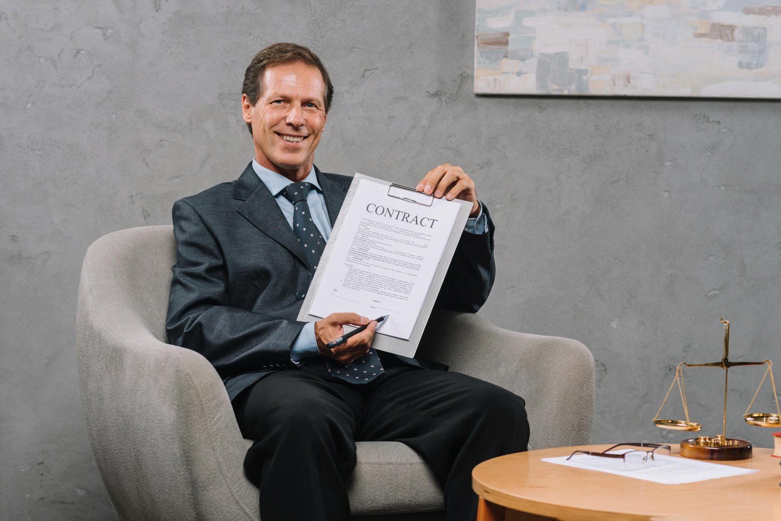 Magazine Q&A layout with Atlanta attorney discussing Georgia custody law.